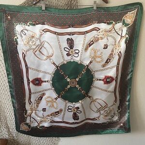 NEW Royal Symbol’s Scarf 34.5” x 35” inch Square